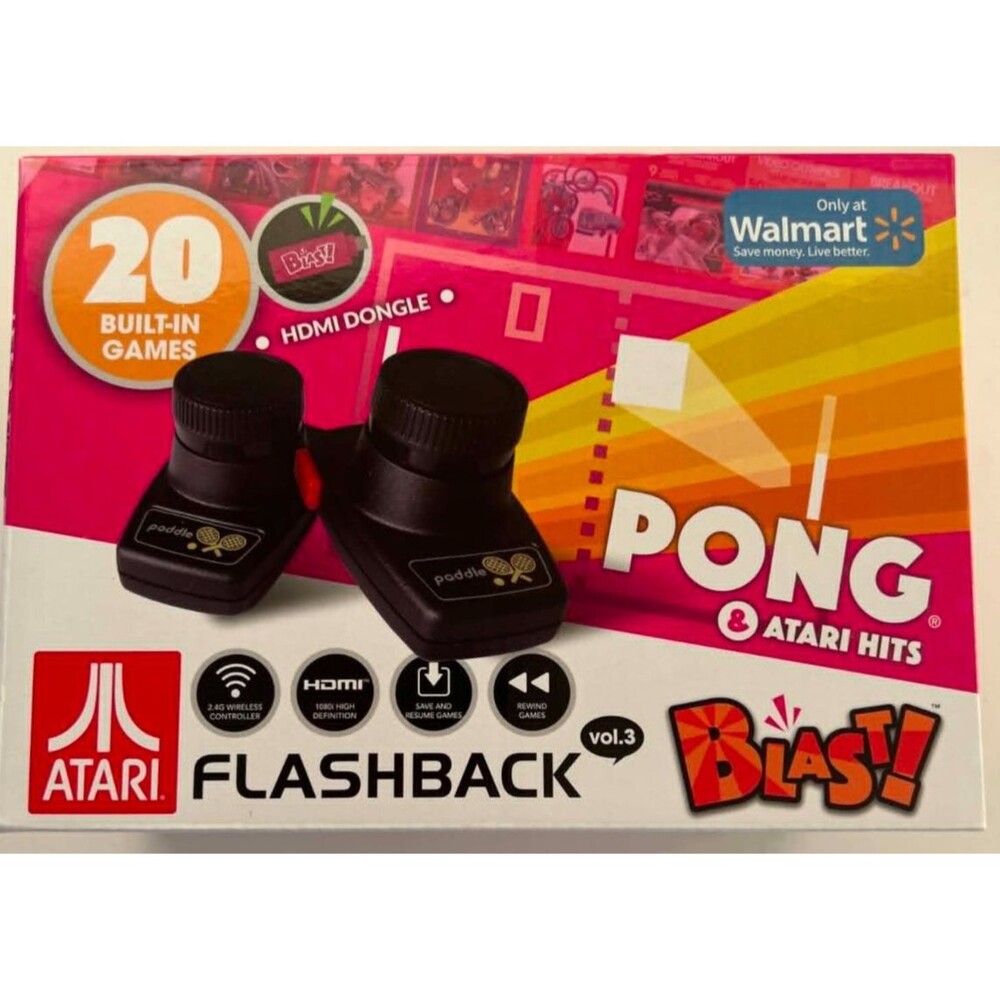 Atari Flashback Blast Vol.3 Pong & Atari Hits Plug & Play Videogame